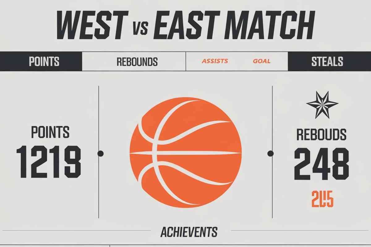 West vs East Match Player Stats