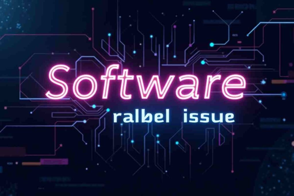 Software ralbel28.2.5 issue​